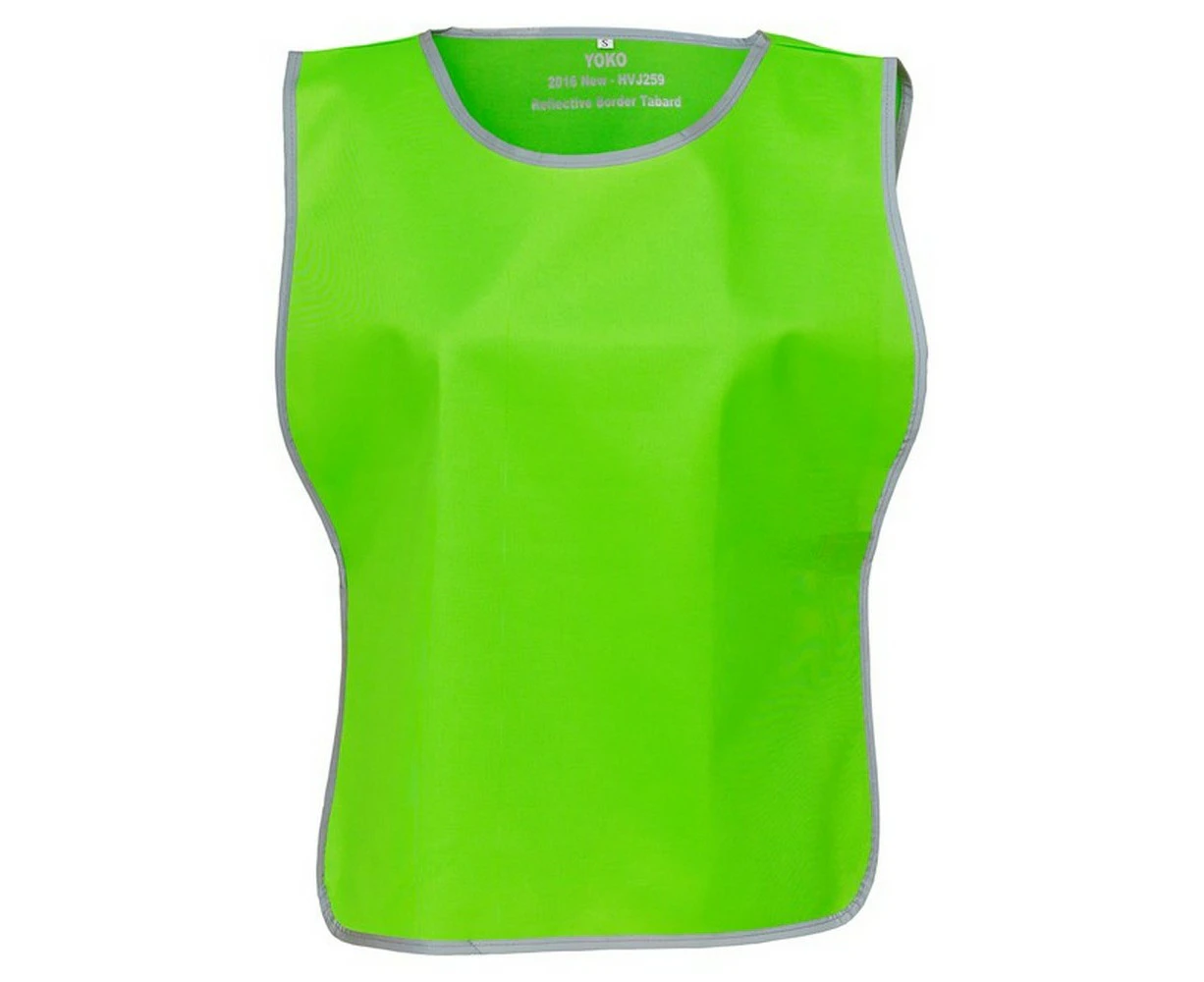 Yoko Childrens/Kids Tabard (Lime) - RW10292