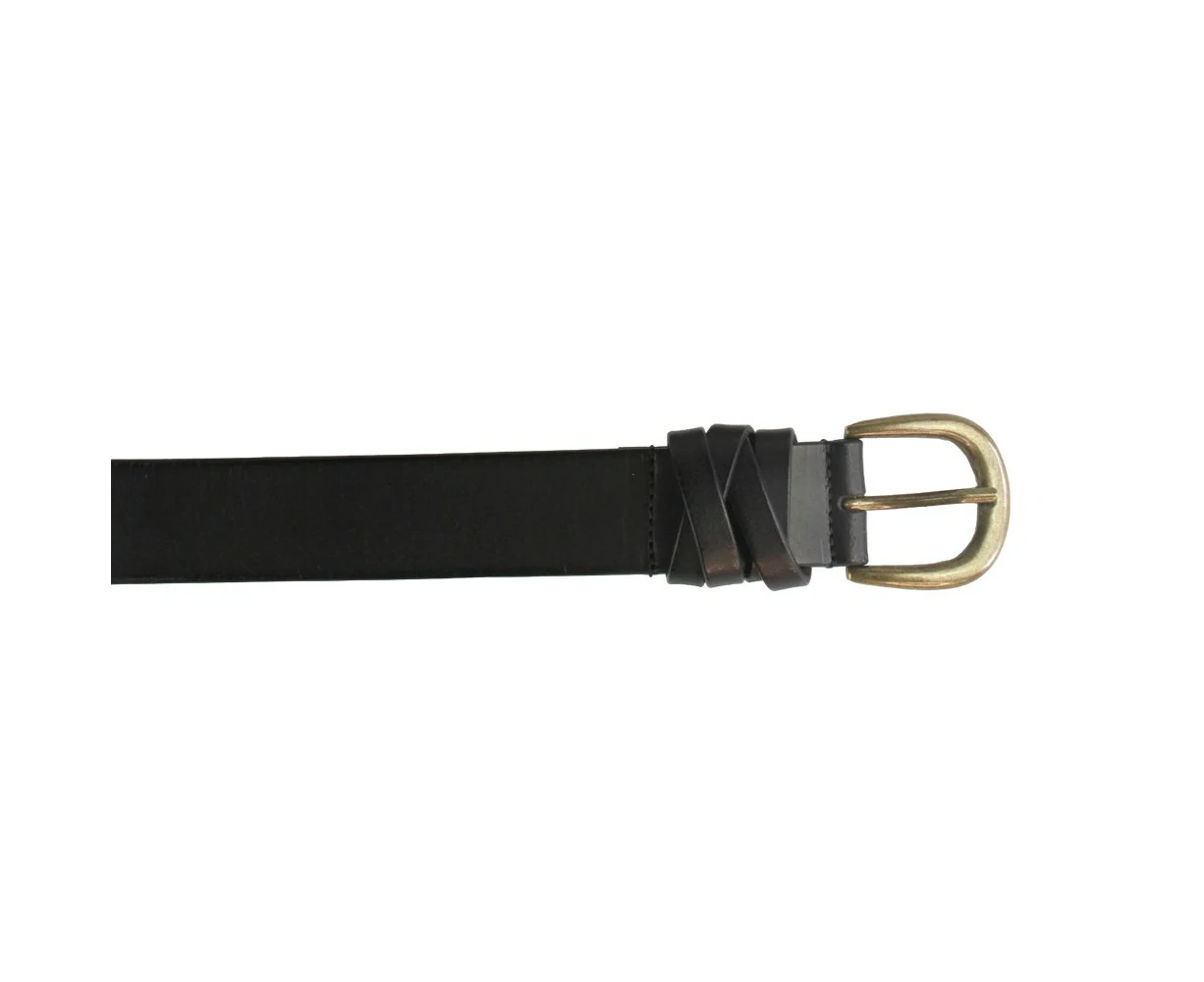 Eastern Counties Leather Womens Lisa Plain Leather Waist Belt (Black) - EL496