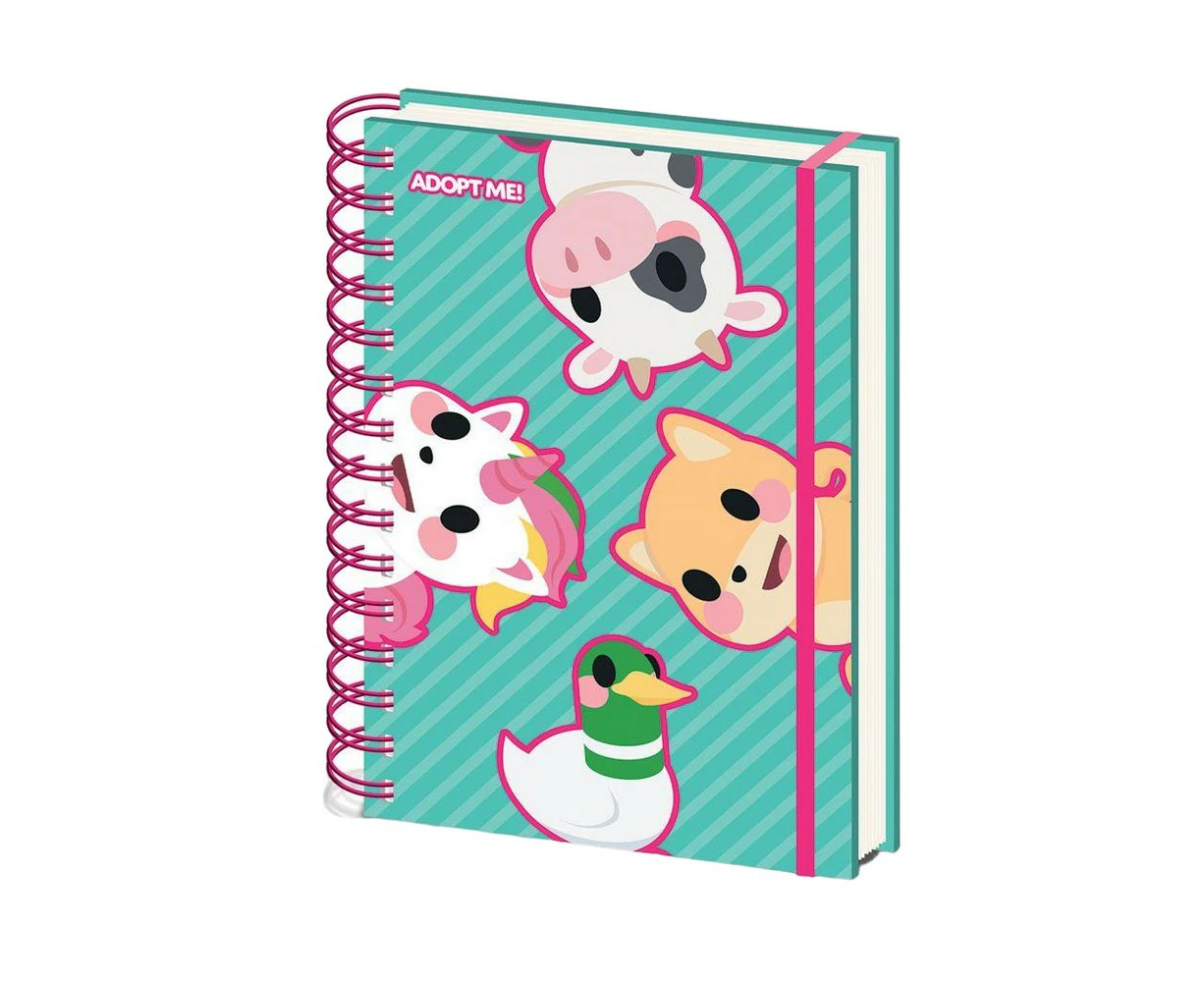 Adopt Me Friends A5 Wirebound Notebook (Multicoloured) - PM10664