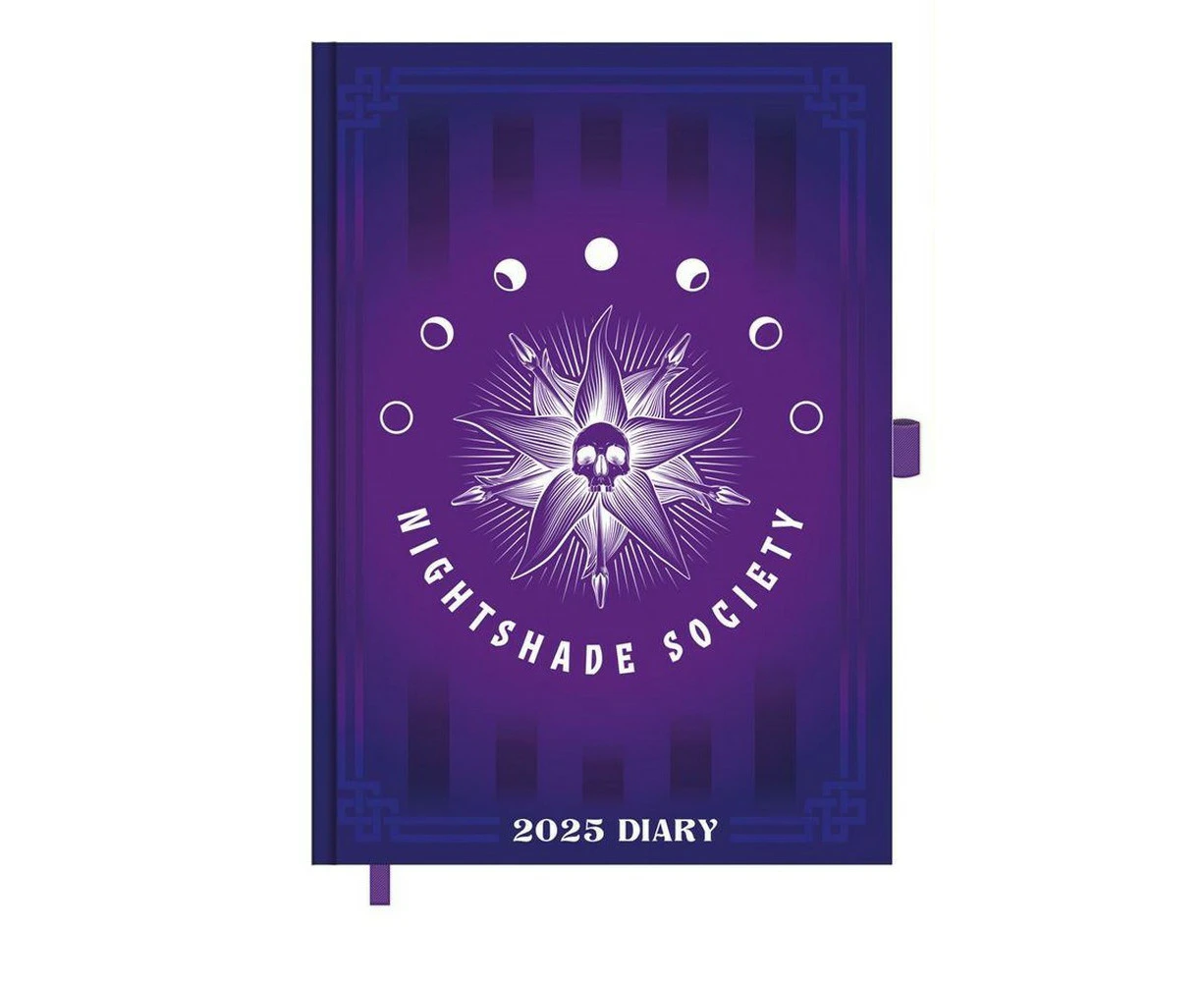 Wednesday Nightshade Society 2025 A5 Diary (Violet) - PM10669