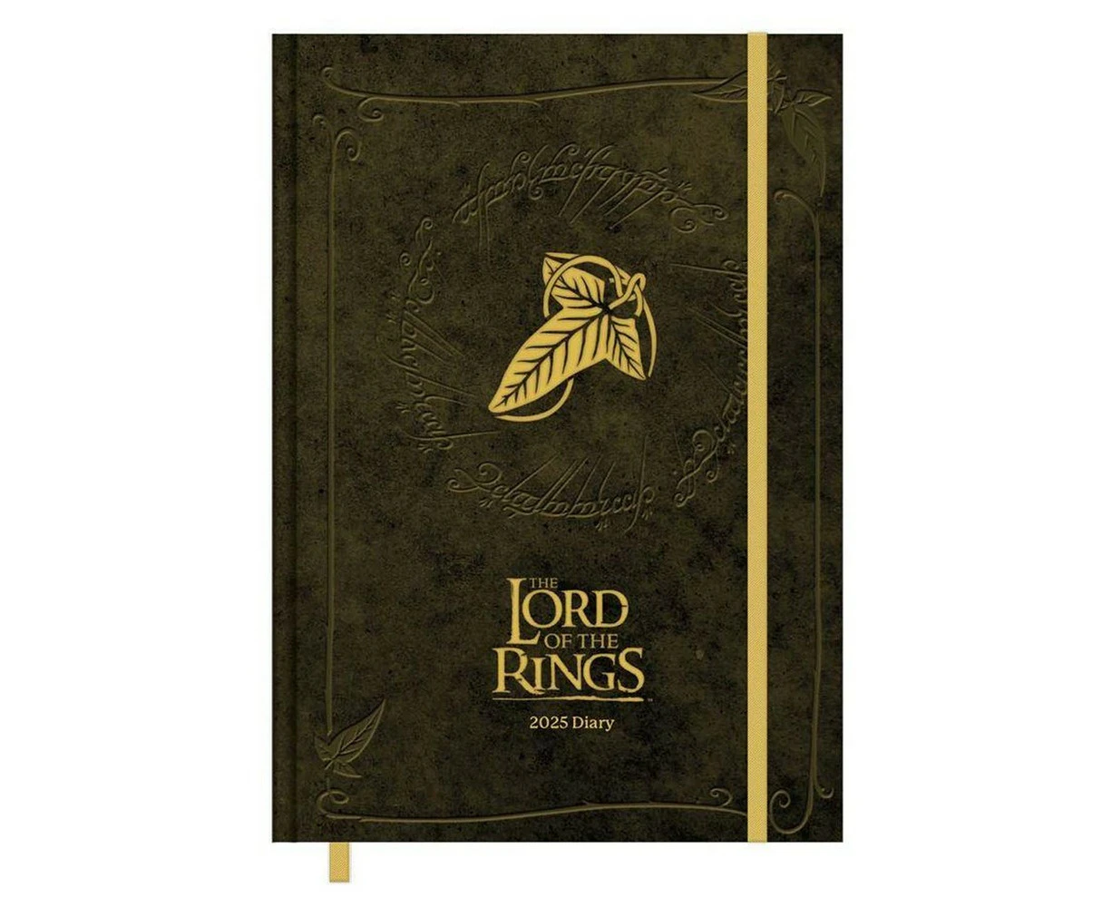 Lord Of The Rings 2025 A5 Diary (Green) - PM10667