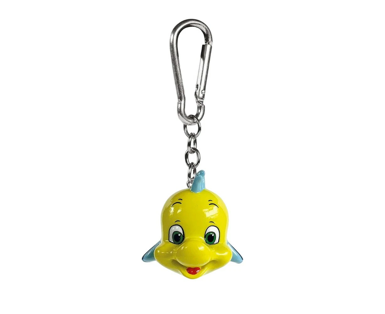 The Little Mermaid Flounder 3D Keyring (Yellow/Blue) - PM10693