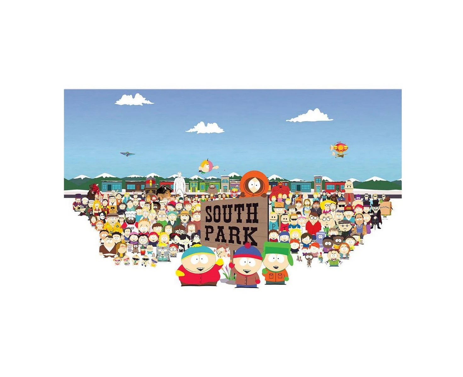 South Park Group Shot Maxi Poster (Multicoloured) - PM10591