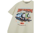 Thomas And Friends Childrens/Kids Best Friend Short-Sleeved T-Shirt (Oatmeal) - NS8524