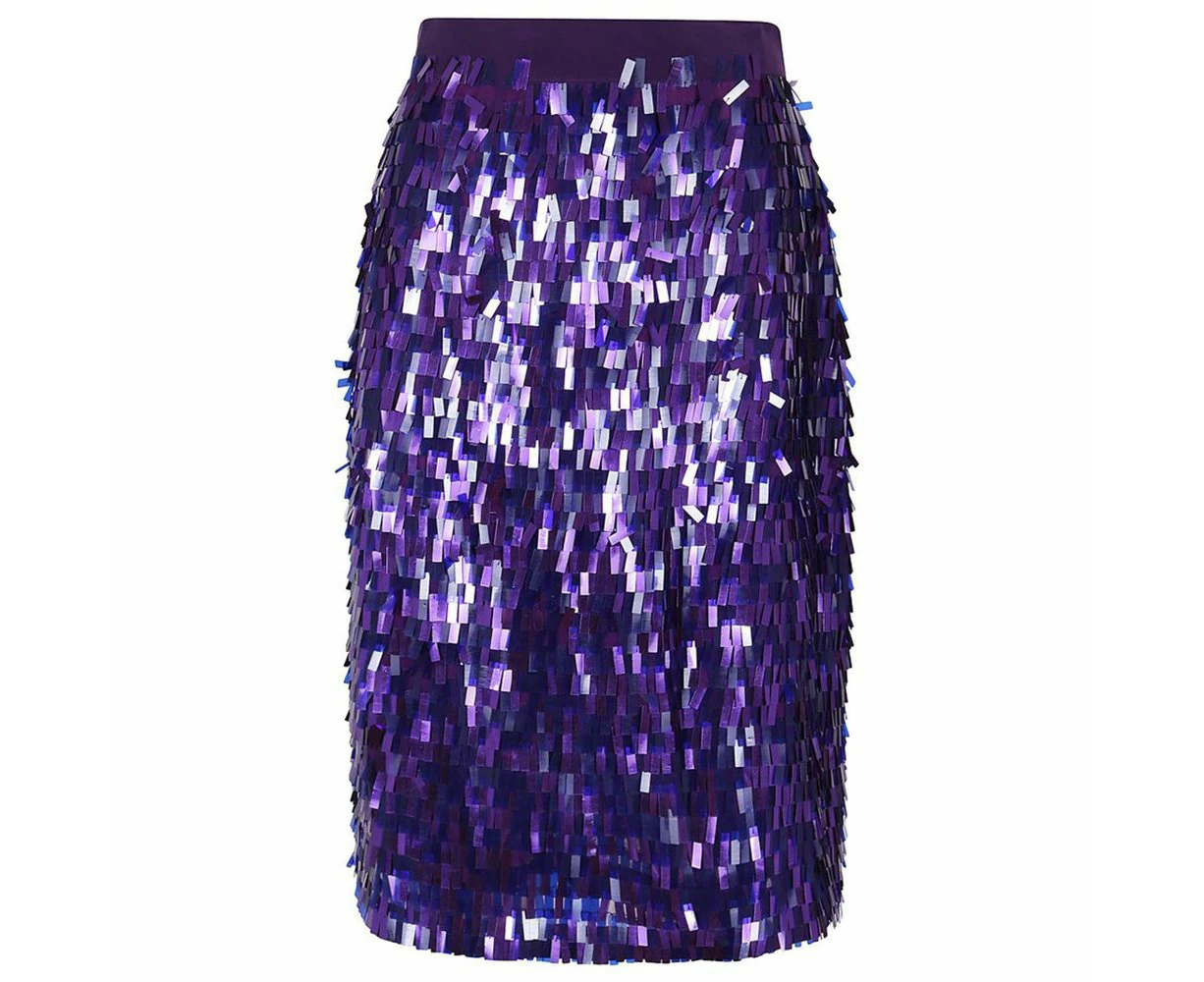 PINKO Purple Polyester Skirt - IT38|XS