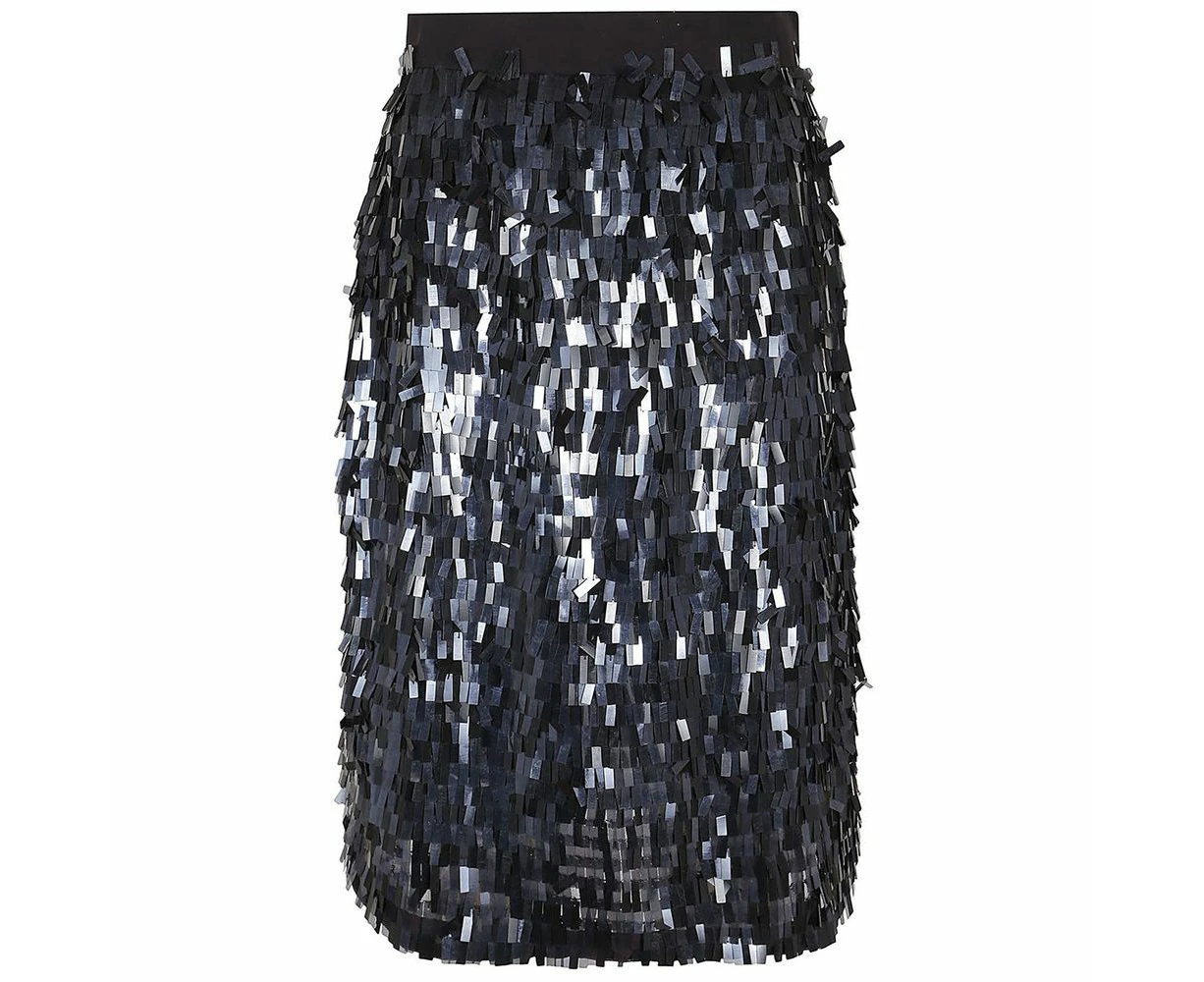 PINKO Black Polyester Skirt - IT40|S