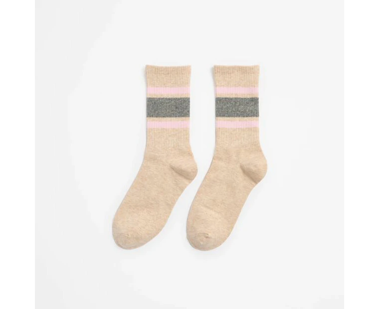 Sporty Stripe Crew Socks - AC-Lab