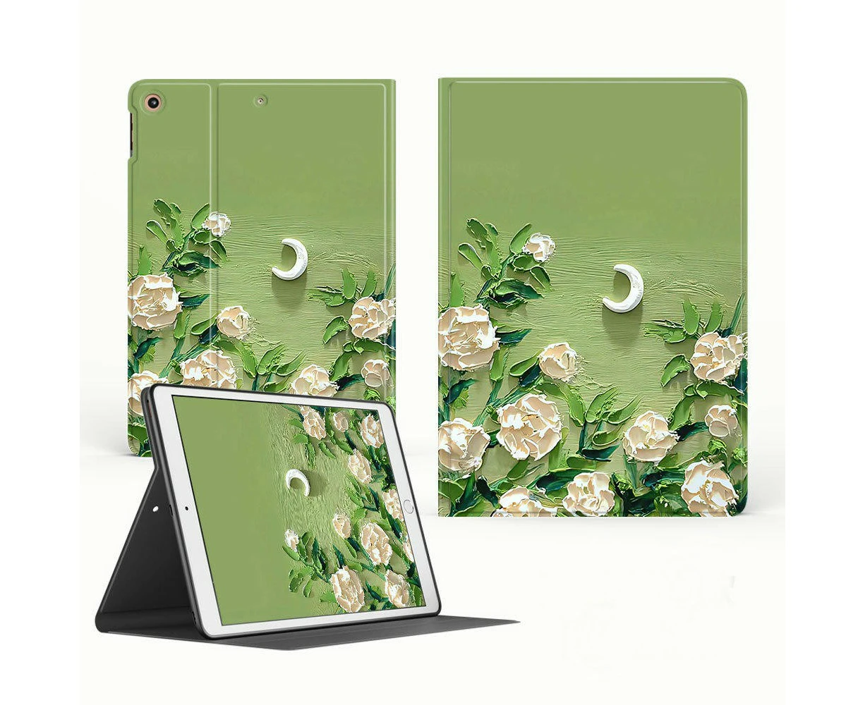 Multi-Angle Viewing Case Cover Compatible with iPad with Auto Sleep Wake-A-Pattern 9