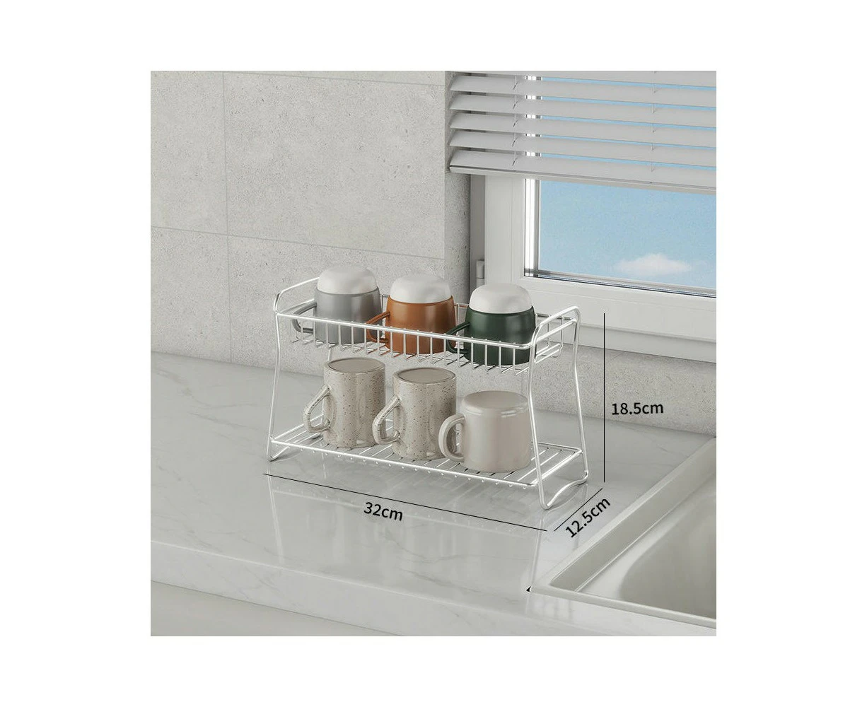 Kitchen Storage Rack Iron Multi-functional Kitchens Countertop Spice Rack Double-layer Corner Dish Tool-Picture 1