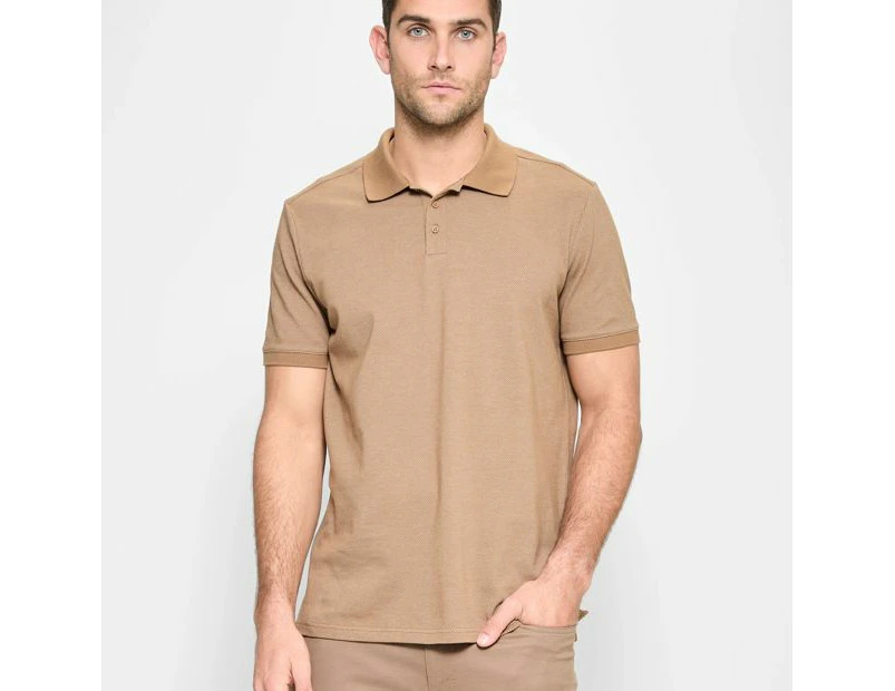 Mini Jacquard Polo Top - Preview