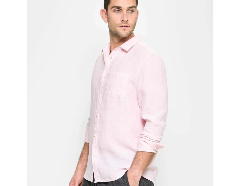 Target European Linen Long Sleeve Shirt