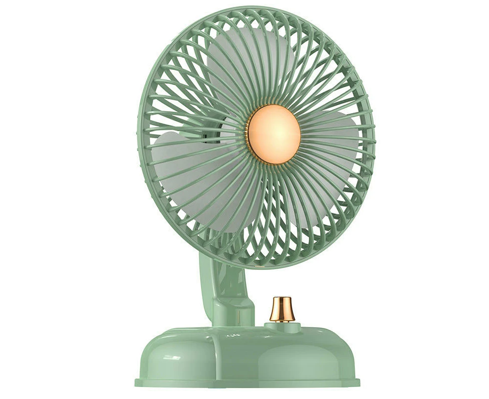 Oscillating Table Fans , 3-speed Convenient Push Button Controls, for Bedroom Home Office Desk Fan-green