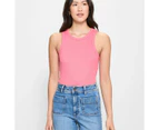 Target Australian Cotton Racer Front Tank Top