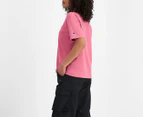 Champion Women's Rochester Oversized Base Tee / T-Shirt / Tshirt - Candied Rose