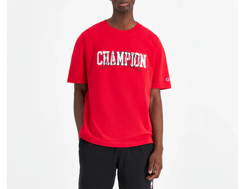 Champion Men's Rochester MCMXIX Tee / T-Shirt / Tshirt - Team Red Scarlet