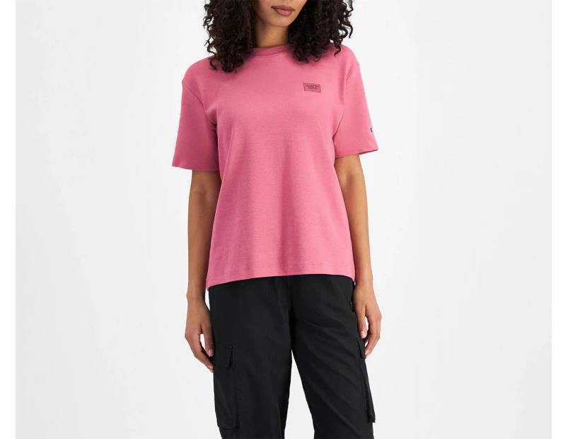 Champion Women's Rochester Oversized Base Tee / T-Shirt / Tshirt - Candied Rose