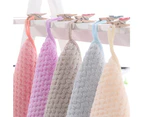 10-Piece Hanging Towels with Loop, Soft Absorbent Kitchen and Bathroom Towels for Drying, 25x25 cm