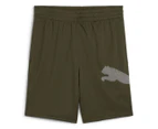 Puma Men's Train All Day Big Cat Training Shorts - Dark Olive