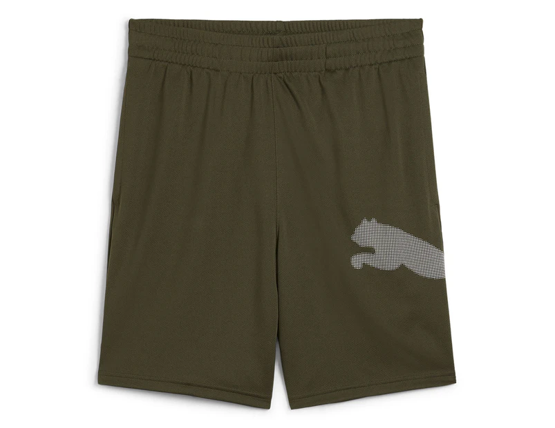 Puma Men's Train All Day Big Cat Training Shorts - Dark Olive