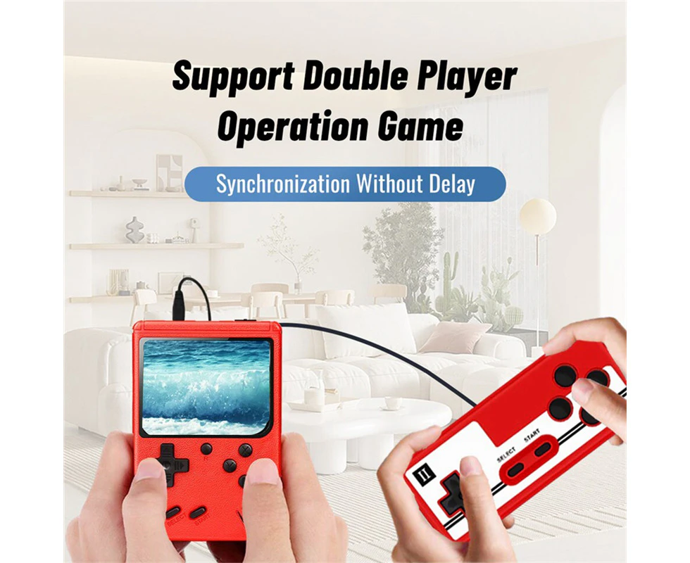 400-in-1 Video Game Console Retro Mini Game Plyer 3.0 Inch Color Pocket TV Game Console Dual Handheld Gamer