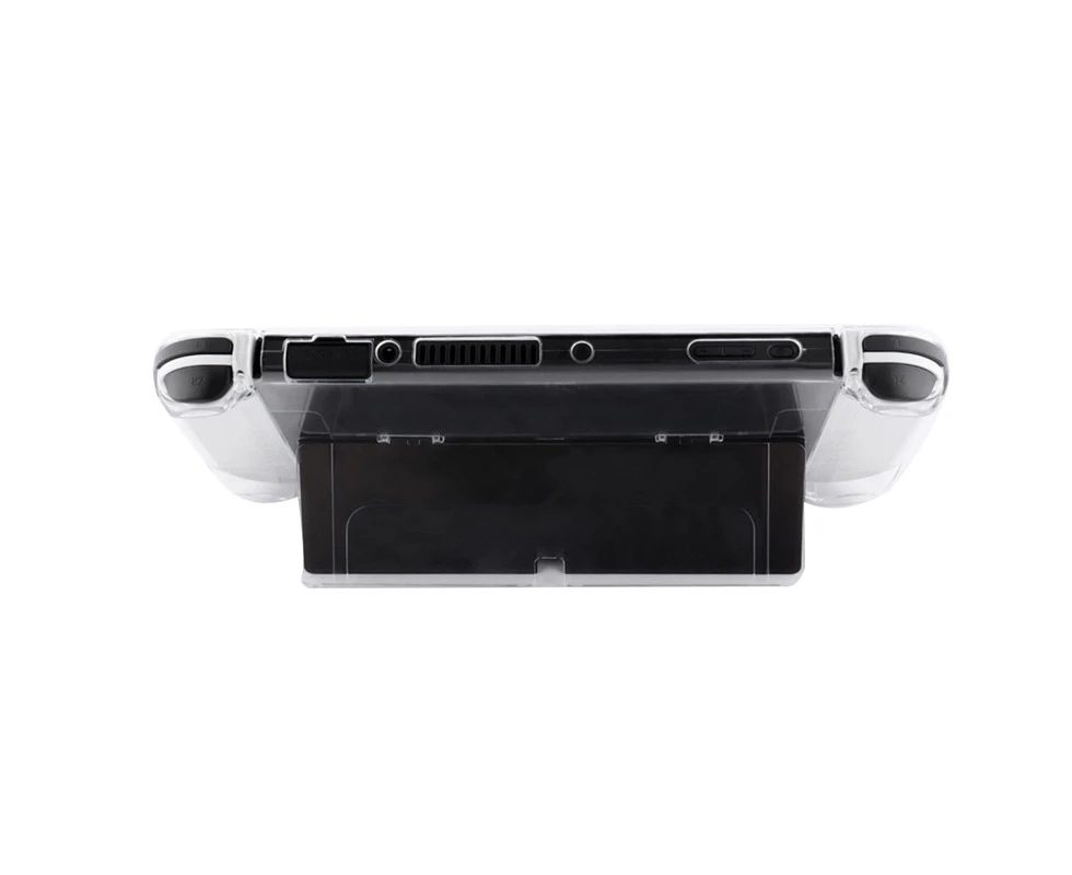 For Switch Oled Crystal Case with Standswitch Oled Multifunctional Portable Case Split Stand,