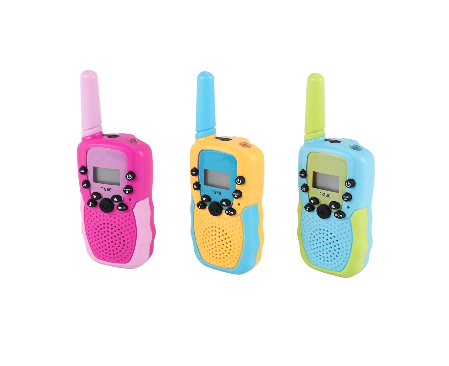 3 PCS Walkie Talkies for Kids, 3 KM Range Indoor Outdoor Activity Stem Toys, Birthday Gifts for Boys and