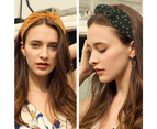 Knotted Headbands For Women Turban Headbands For Women Wide Headbands,Green