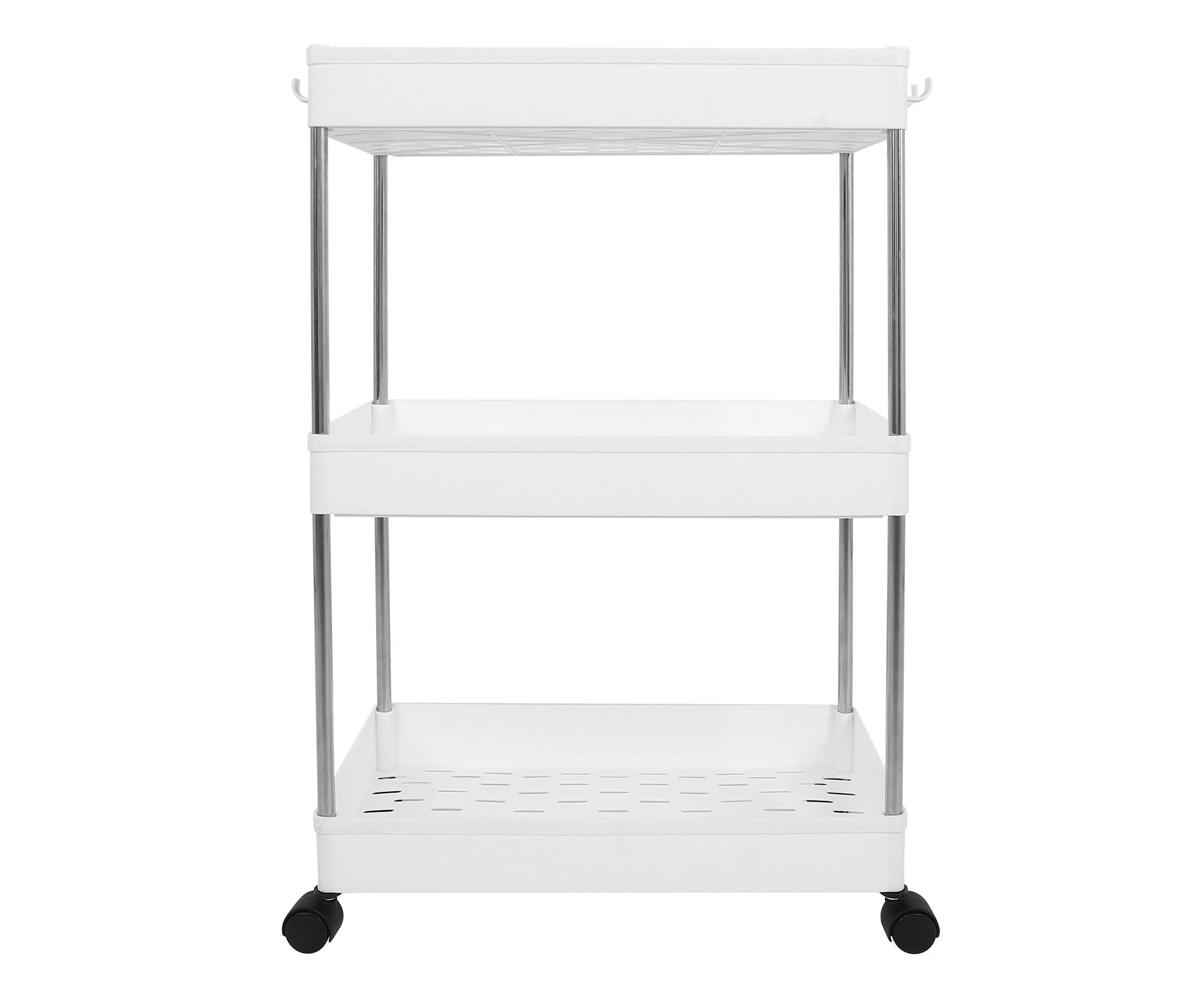 Floor-Standing Multi-Layer Storage Rack Trolley Cart With Casters For Kitchen Bedroom Bathroom3?Layer