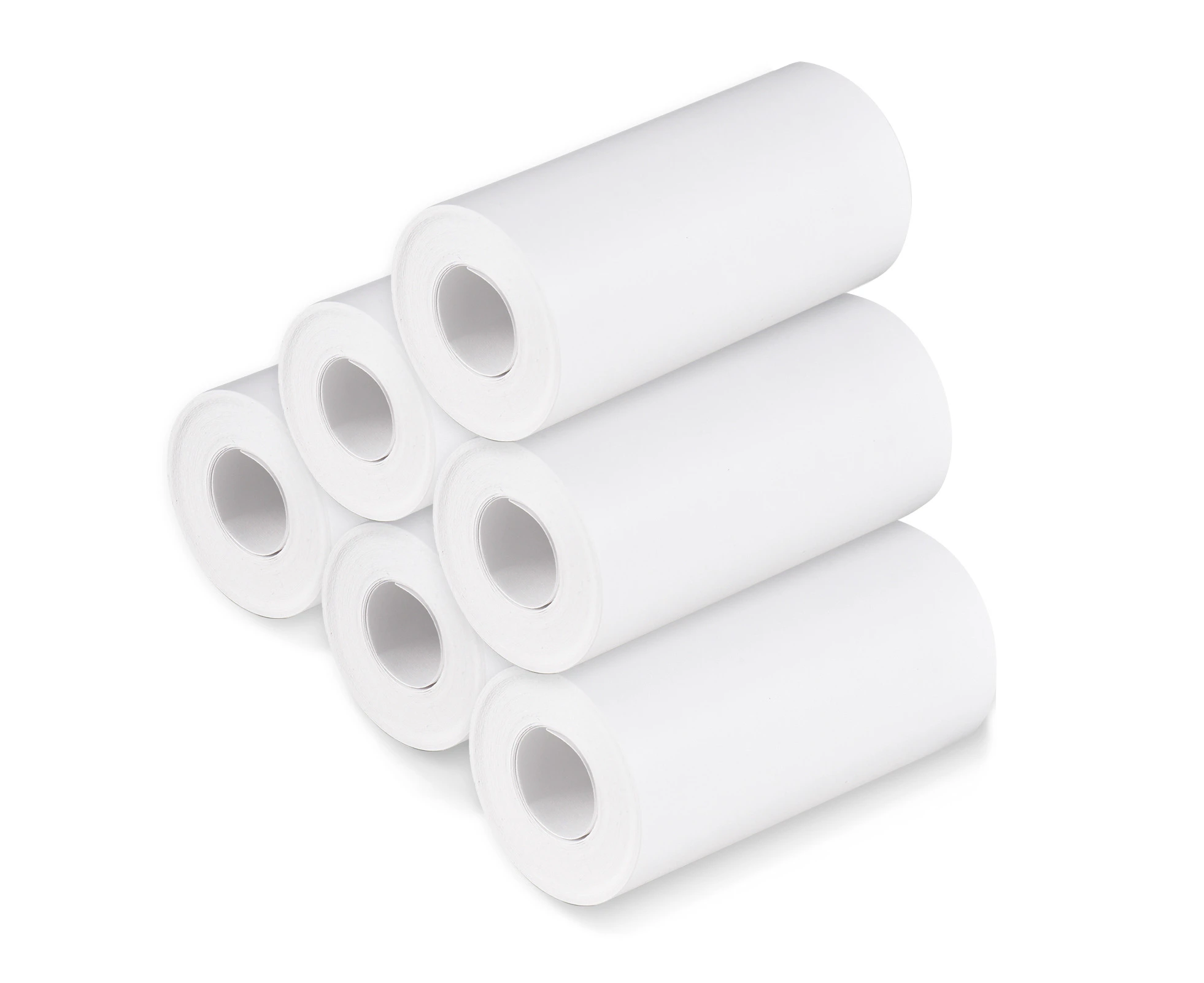 Thermal Paper Roll 57*30mm Printing Paper for Label Printer Kids Instant Camera Refill Print Paper, Pack of 6 Rolls