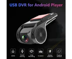 USB Car DVR Camera Video Recorder, Loop Recording ADAS Drive Assistance Video Recorder, Night Vision Full HD Dash Camera Car Driving Recorder