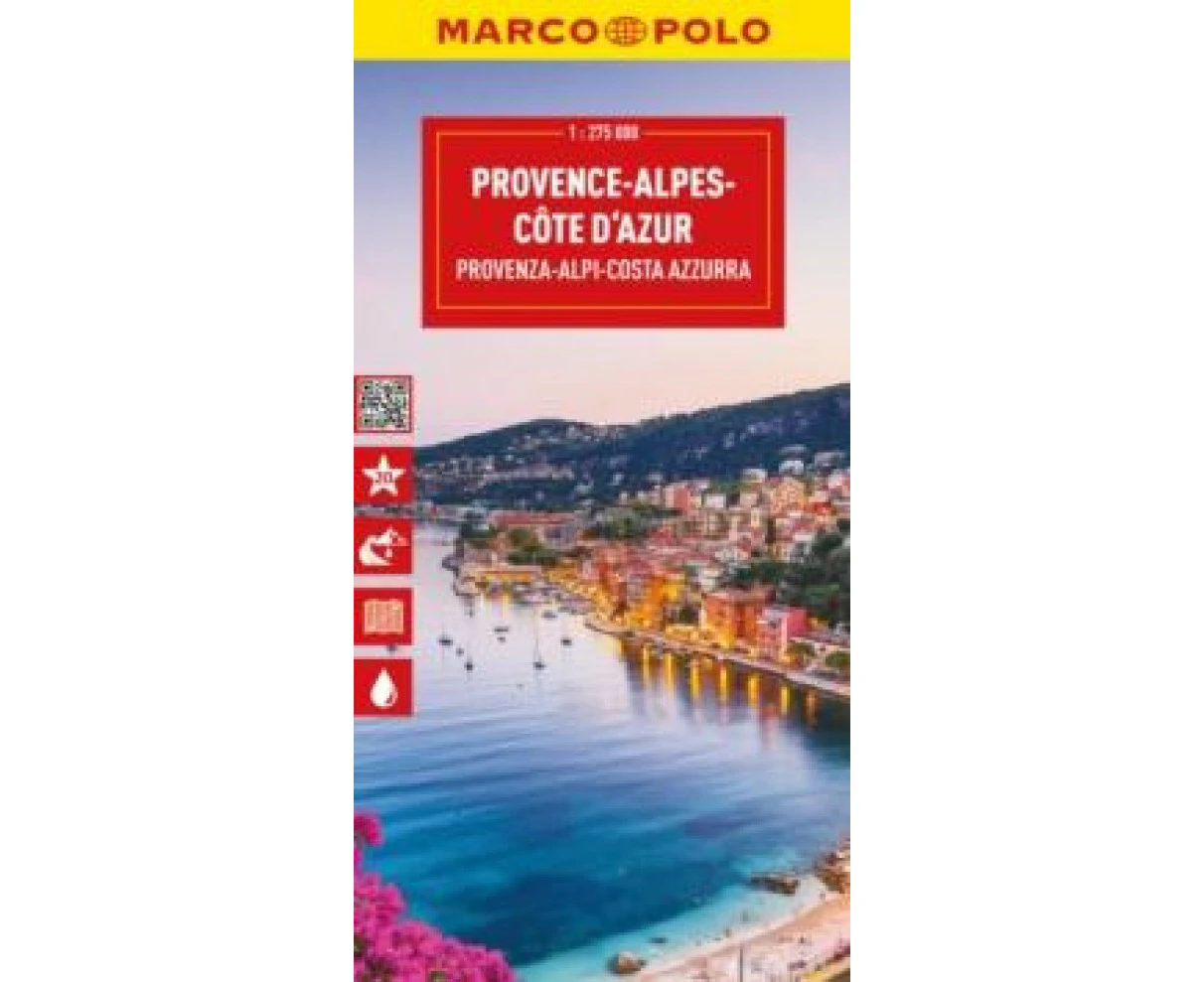 Provence Alps Cote dAzur Marco Polo Map by Marco Polo