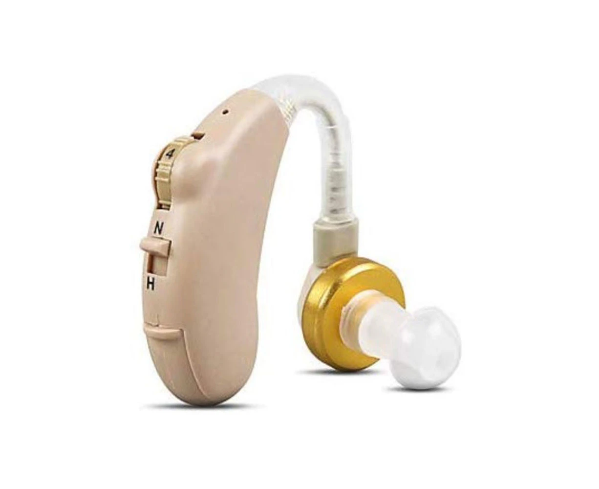 V-185 Mini Rechargeable Ear Back Type Hearing Device Volumes Control Sound Amplifier