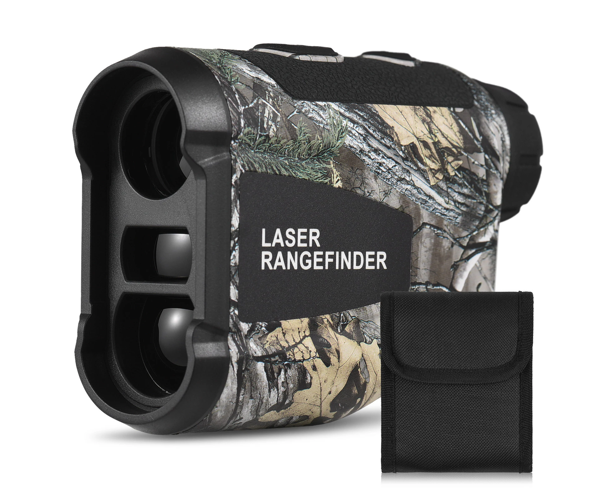 Golf Range Finder with Slope Angle Measurement Height and Speed Function Flagpole Lock Vibration +90°Waterproof 6X Three-barrel Laser Rangefinders