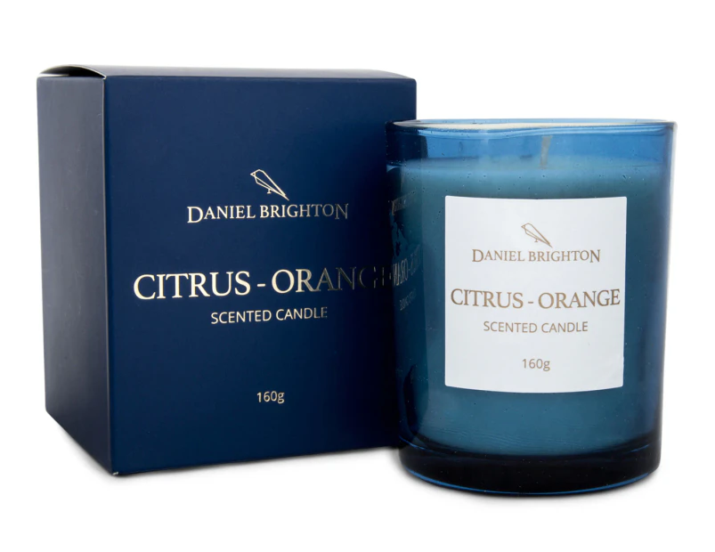 Daniel Brighton 160g Citrus Orange Everyday Scented Soy Candle