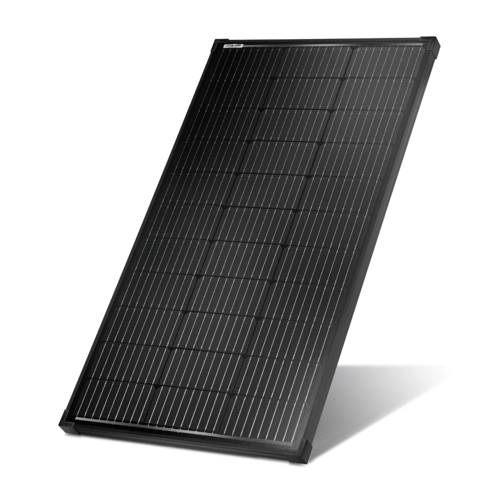 VoltX 100W Solar Panel Monocrystalline Mono Fixed PERC Tech Grade-A Cell High Conversion Efficiency Caravan Boat Camping Power Portable Battery Charger