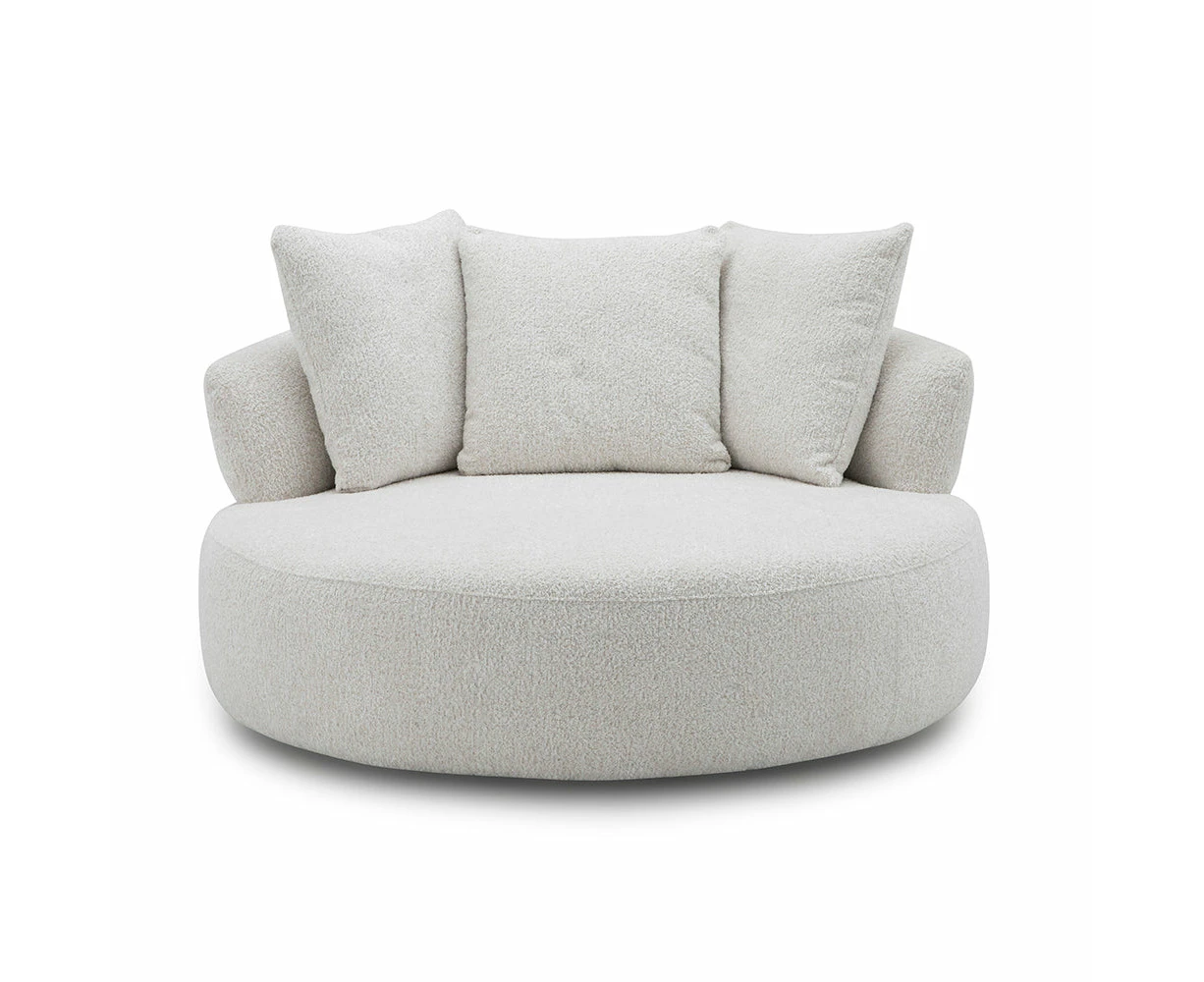 Avalon Indoor Fabric Swivel Daybed Sofa - Fabric Lounges -