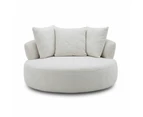 Avalon Indoor Fabric Swivel Daybed Sofa - Fabric Lounges -