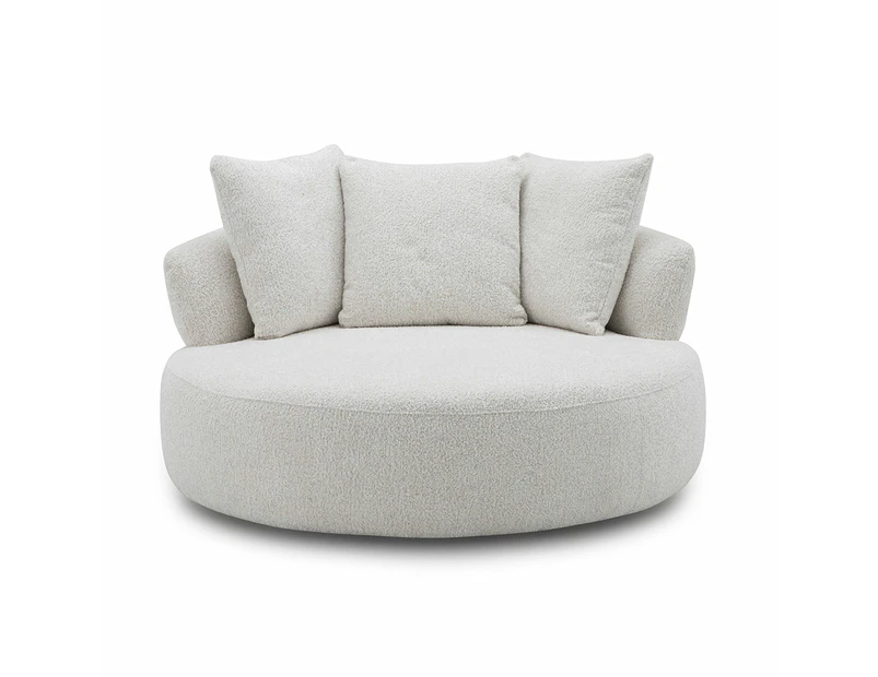 Avalon Indoor Fabric Swivel Daybed Sofa - Fabric Lounges -