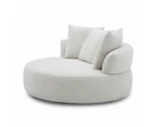 Avalon Indoor Fabric Swivel Daybed Sofa - Fabric Lounges -