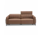 Fremantle Indoor 3 seater Leather Recliner Sofa Lounge - Living Room -