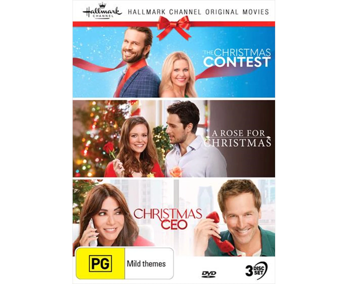 Hallmark Christmas - The Christmas Contest / A Rose For Christmas / Christmas CEO - Collection 26 DVD