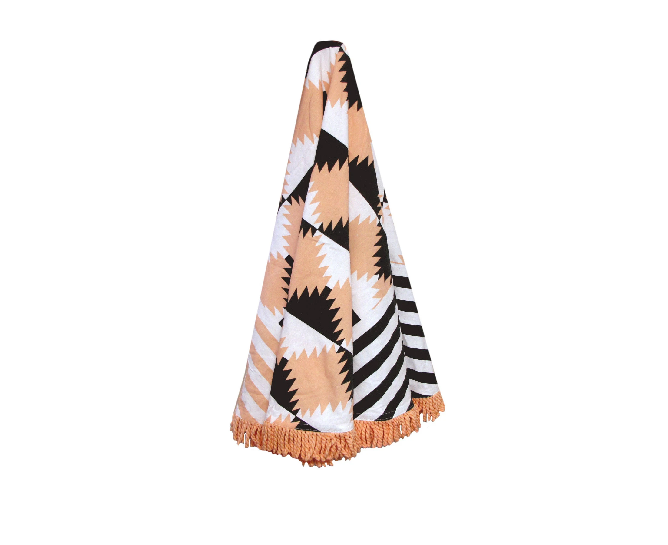 J.Elliot Home Arctic Round Cotton Turkish Towel Peach