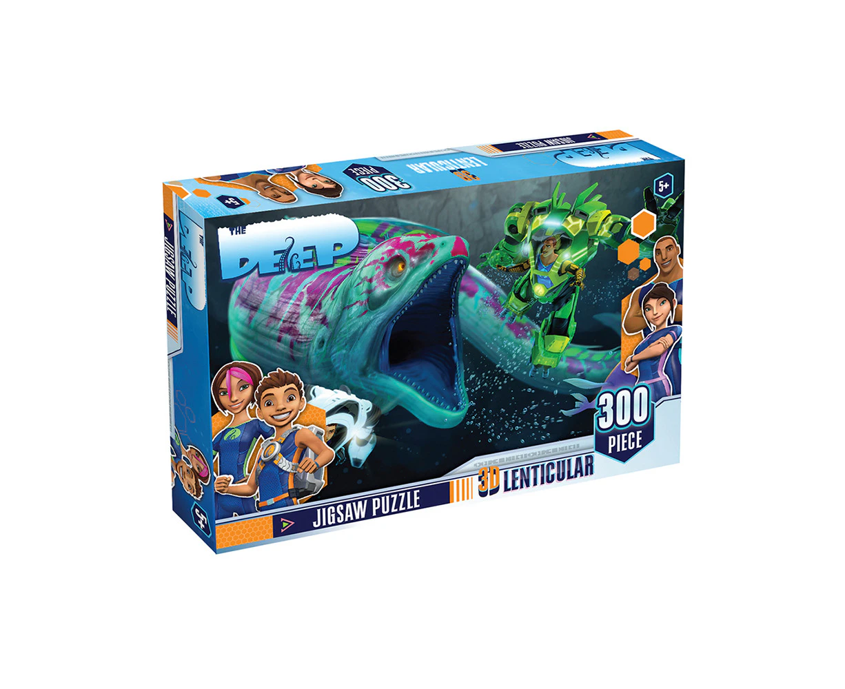 300pc Puzzle Master The Deep 3D Lenticular Jigsaw Puzzle Kids 5y+ In the Depths