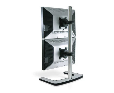 Atdec VFS-DV Freestanding Dual Stack Monitor Vertical Stand