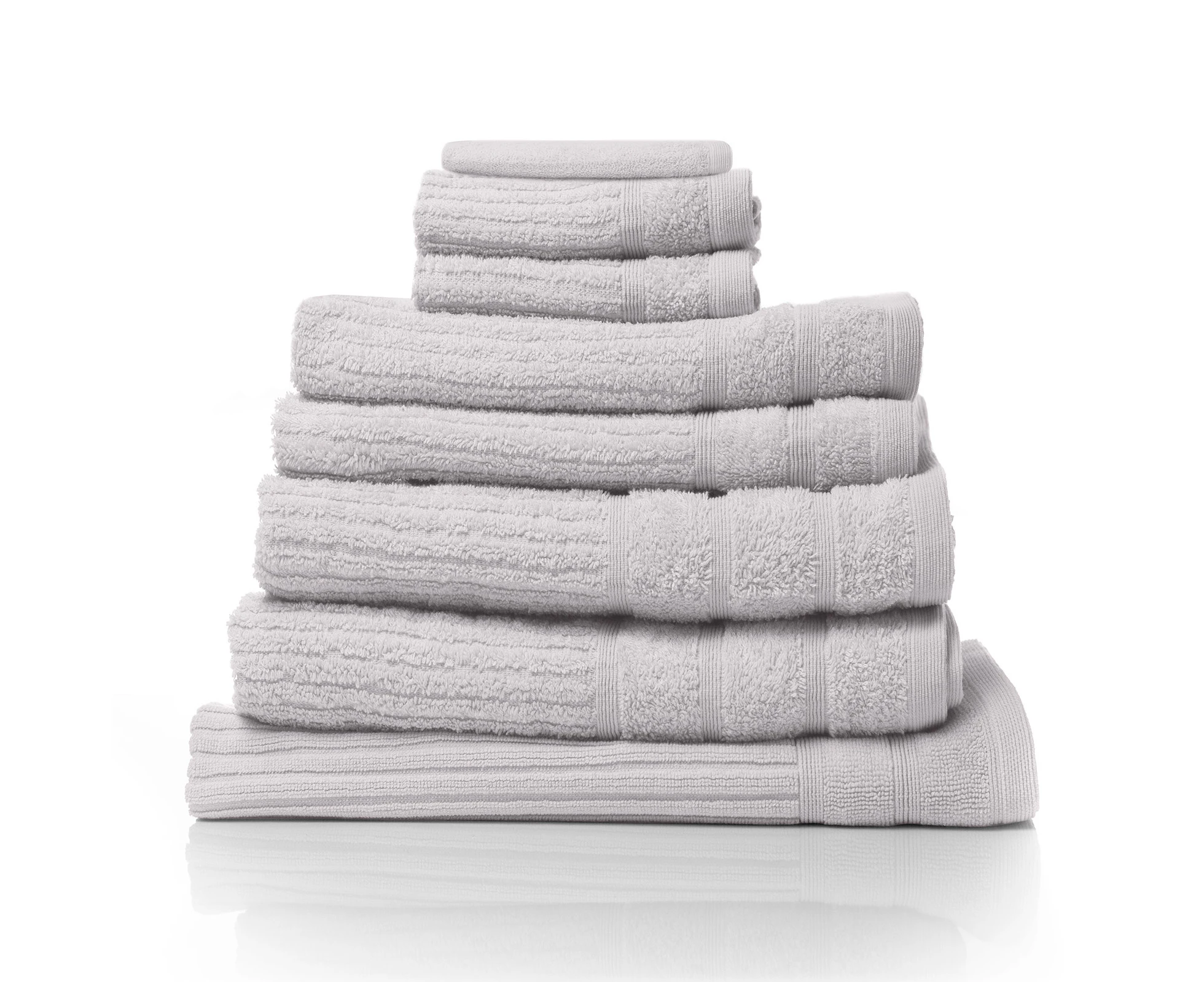 Royal Comfort Eden Cotton 600GSM Luxury Bath Towels Set - Colour: Holly - Size: 8 Piece