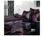 Accessorize Airwave Multi Jacquard Quilt Cover Set Single