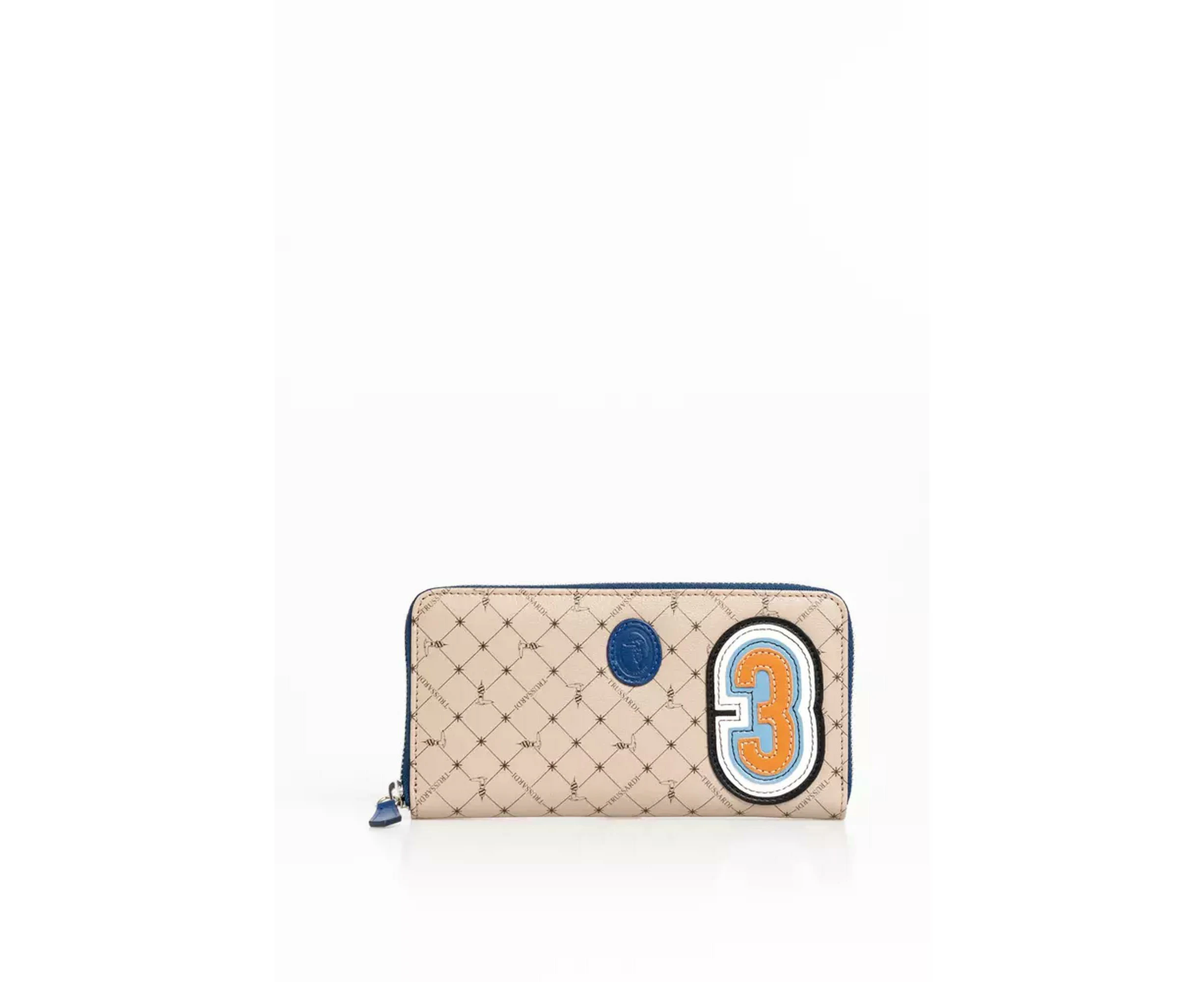 Trussardi Women Leather Wallet - Beige