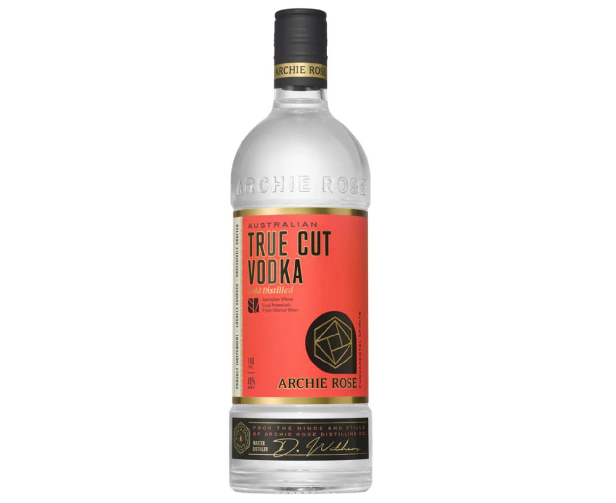 ARCHIE ROSE TRUE CUT VODKA 40% 700ML