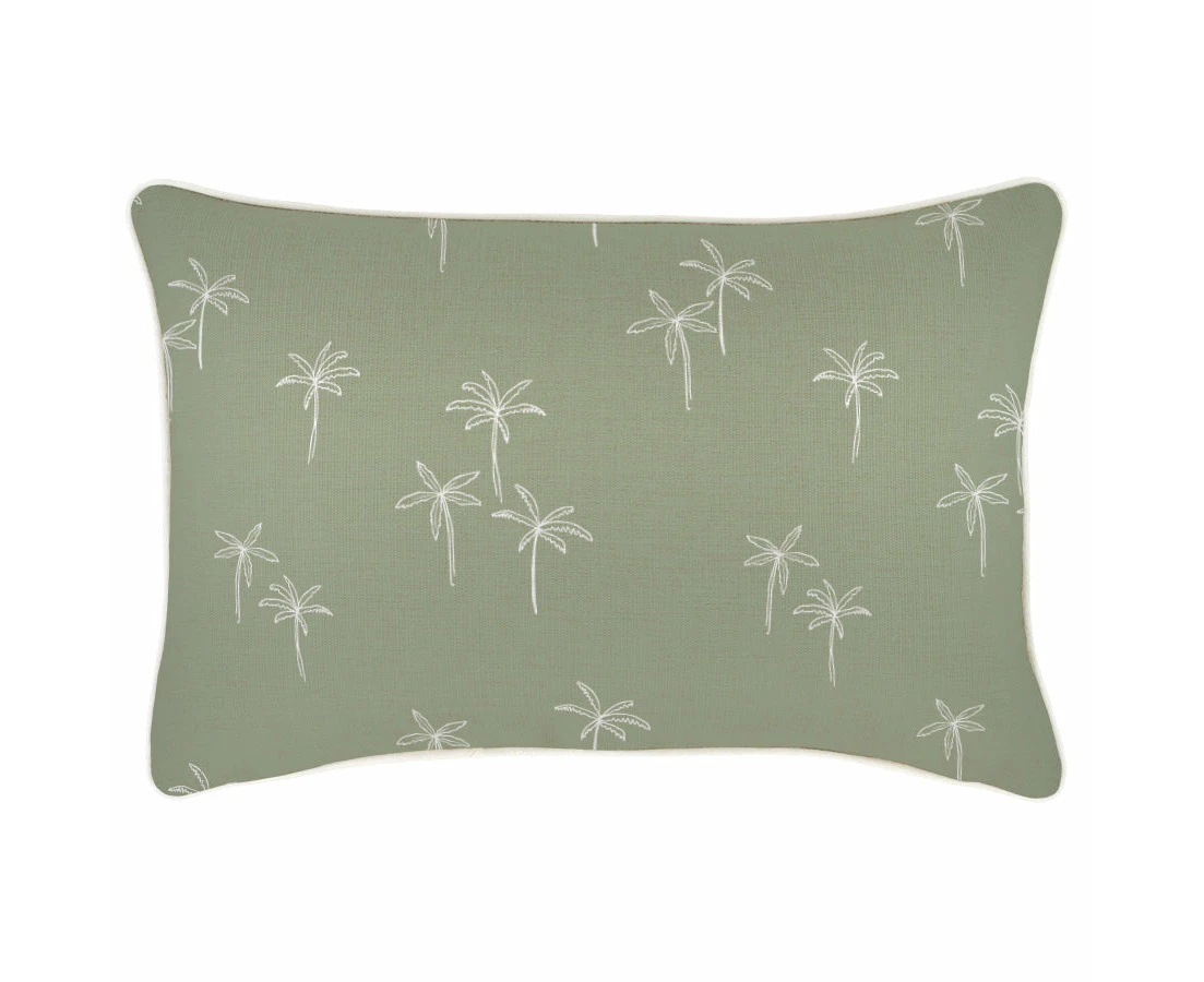 Cushion Cover-With Piping-Palm Cove Sage-35cm x 50cm