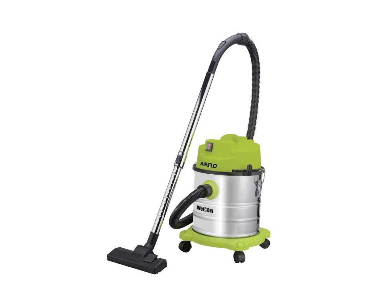 Airflo 25L Wet & Dry Vacuum Home/Office Floor Dust Cleaner w/ Blow Function